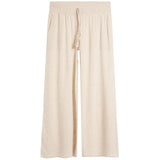 Smocked Wide Leg Pant