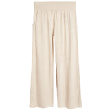 Smocked Wide Leg Pant