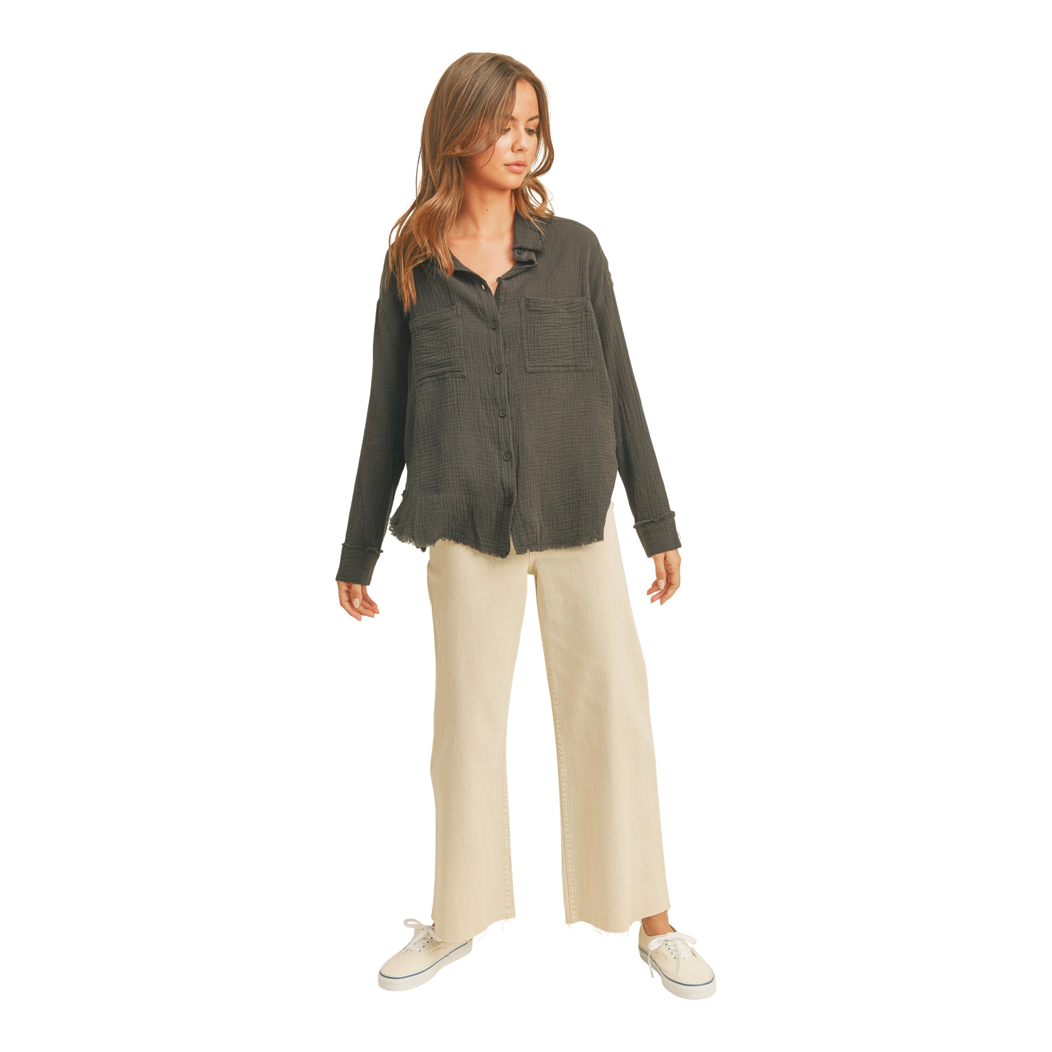 Gauze Buttondown Shirt - Denny's