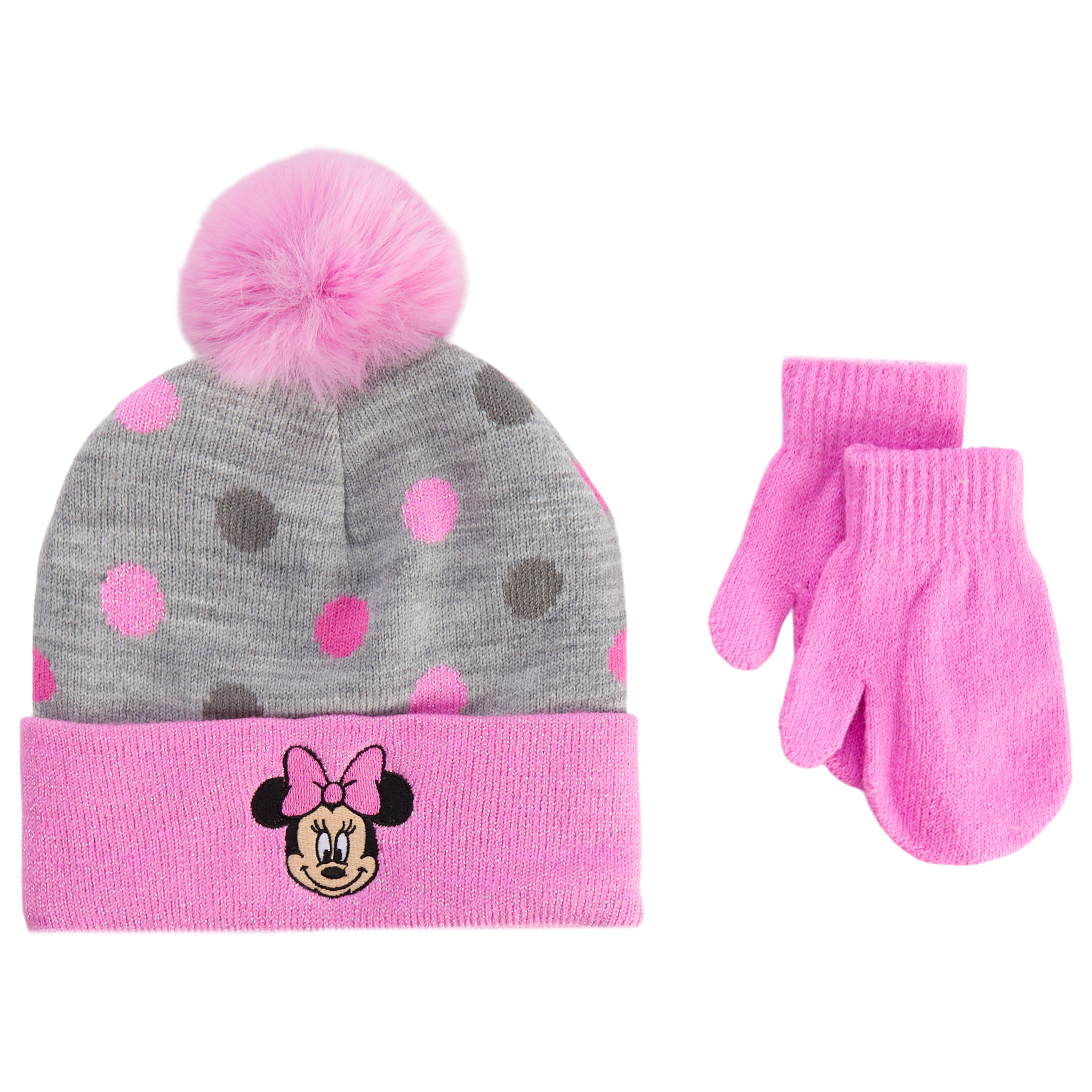 Minnie Mouse Hat & Mitten Set - Denny's