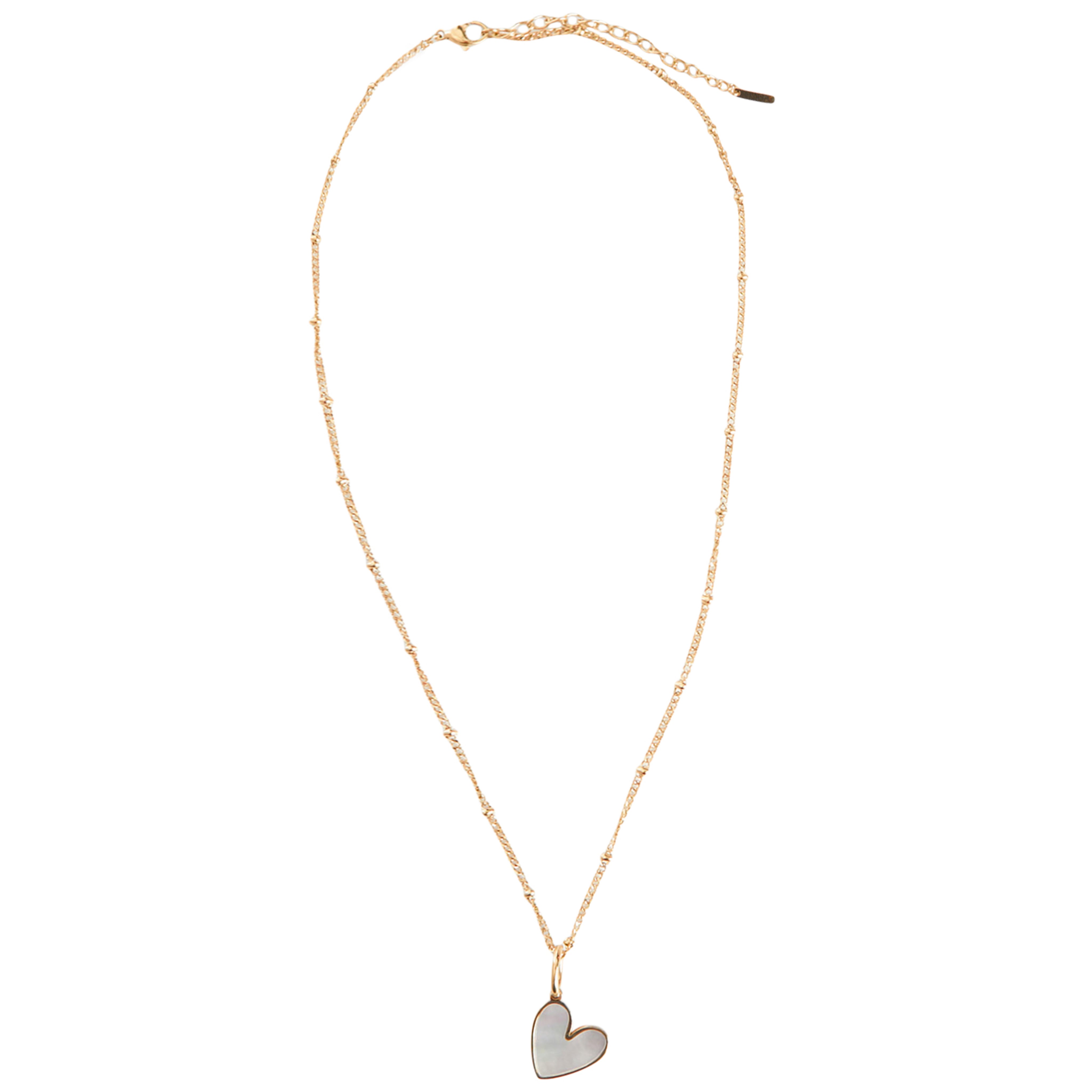 Mother of Pearl Heart Necklace - Denny's