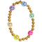Multi Round Smiley Ball Bracelet - Denny's