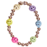 Multi Round Smiley Ball Bracelet - Denny's