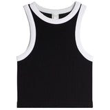 Contrast Trim Tank Top - Denny's