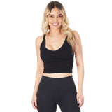 Ribbed V-Neck Tank - Denny's