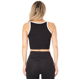 Snap Front Crop Tank - Denny's