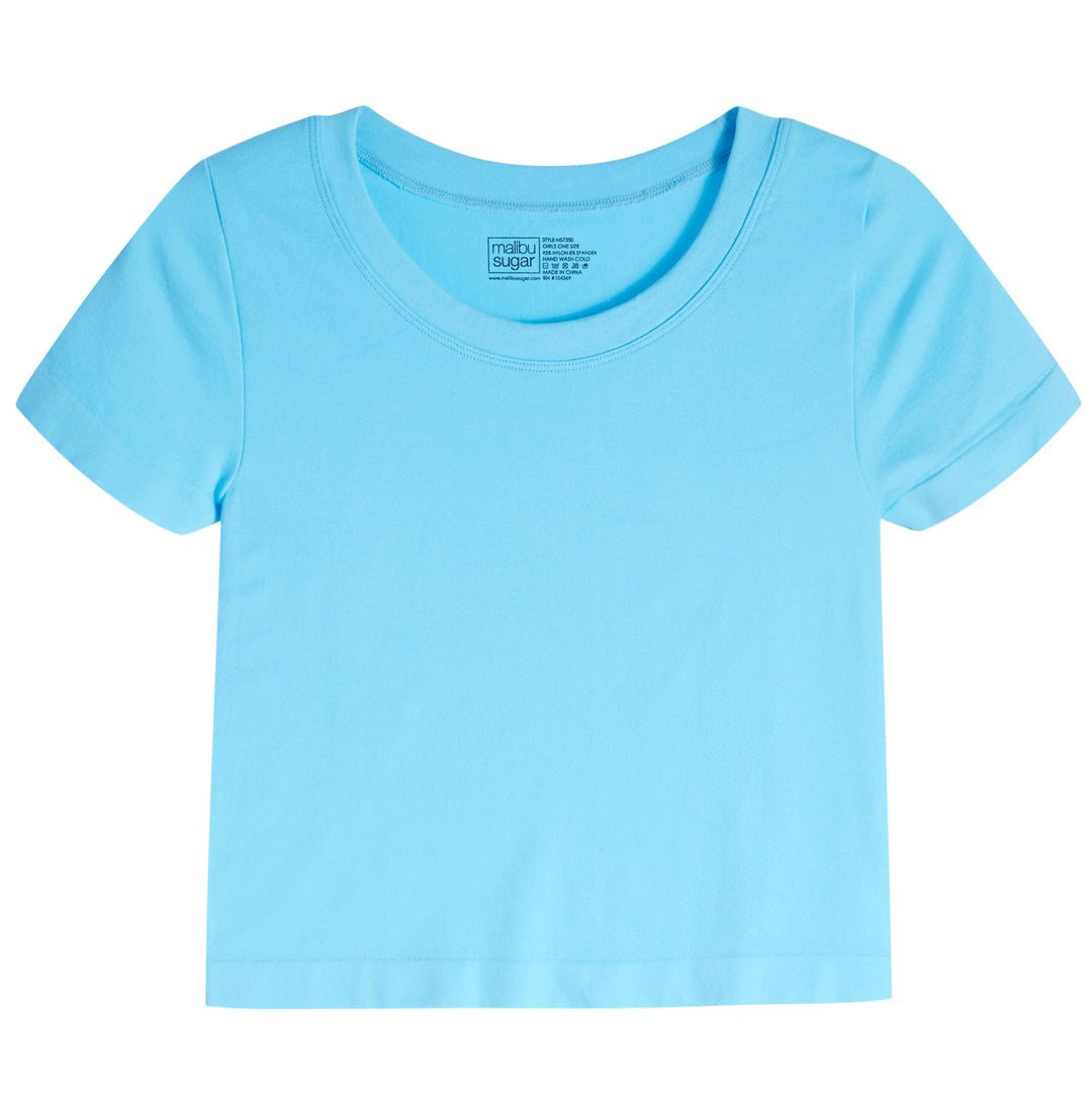 【SATIIIZ】Denny Sky Short Sleeve T-Shirt Sky Short-Sleeve T-Shirt – AdderWear