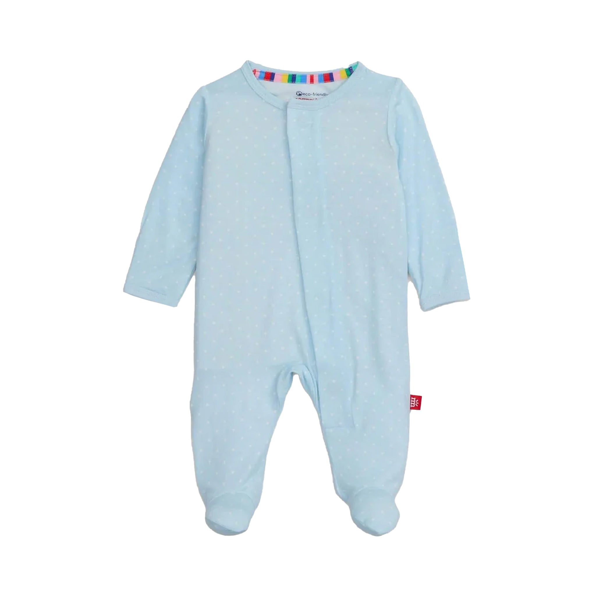 Pin Dot Blue Footie - Denny's