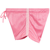 Lace Stripe Mesh Short