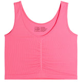 V-Neck Tank with Rouching Front - Denny's
