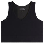 Sleeveless Banded Bottom V-Neck - Denny's