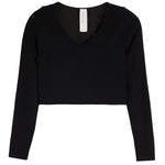 Long Sleeve V-Neck Top - Denny's