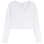 Long Sleeve V-Neck Top - Denny's