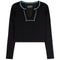 Contrast Stitching Long Sleeve Shirt - Denny's