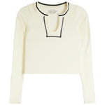 Contrast Stitching Long Sleeve Shirt - Denny's
