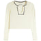 Contrast Stitching Long Sleeve Shirt - Denny's