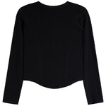 Snap Front Ribbed Long Sleeve Shirt - Denny's