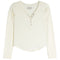 Snap Front Ribbed Long Sleeve Shirt - Denny's