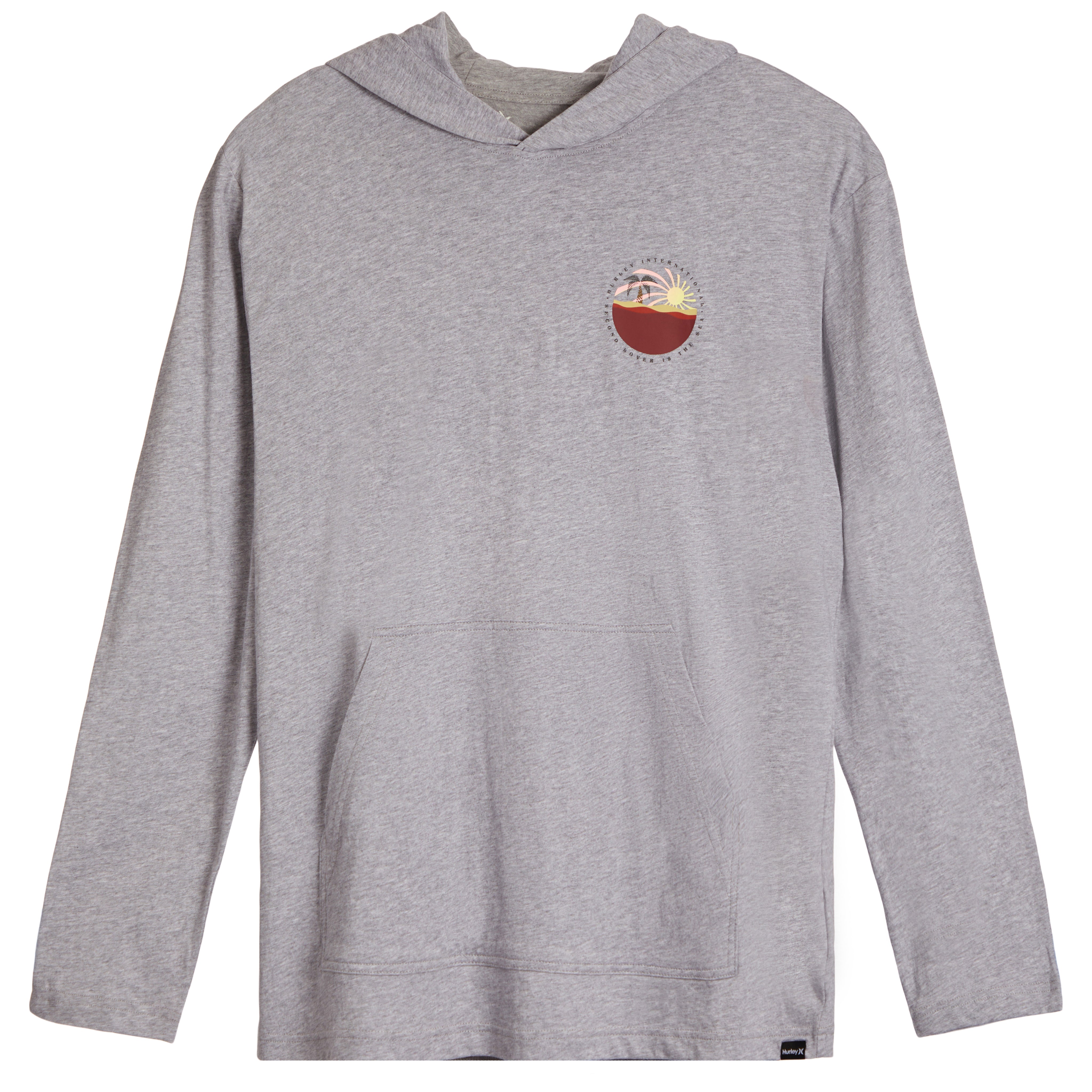 Everyday Palm Island Hooded Long Sleeve Tee - Denny's