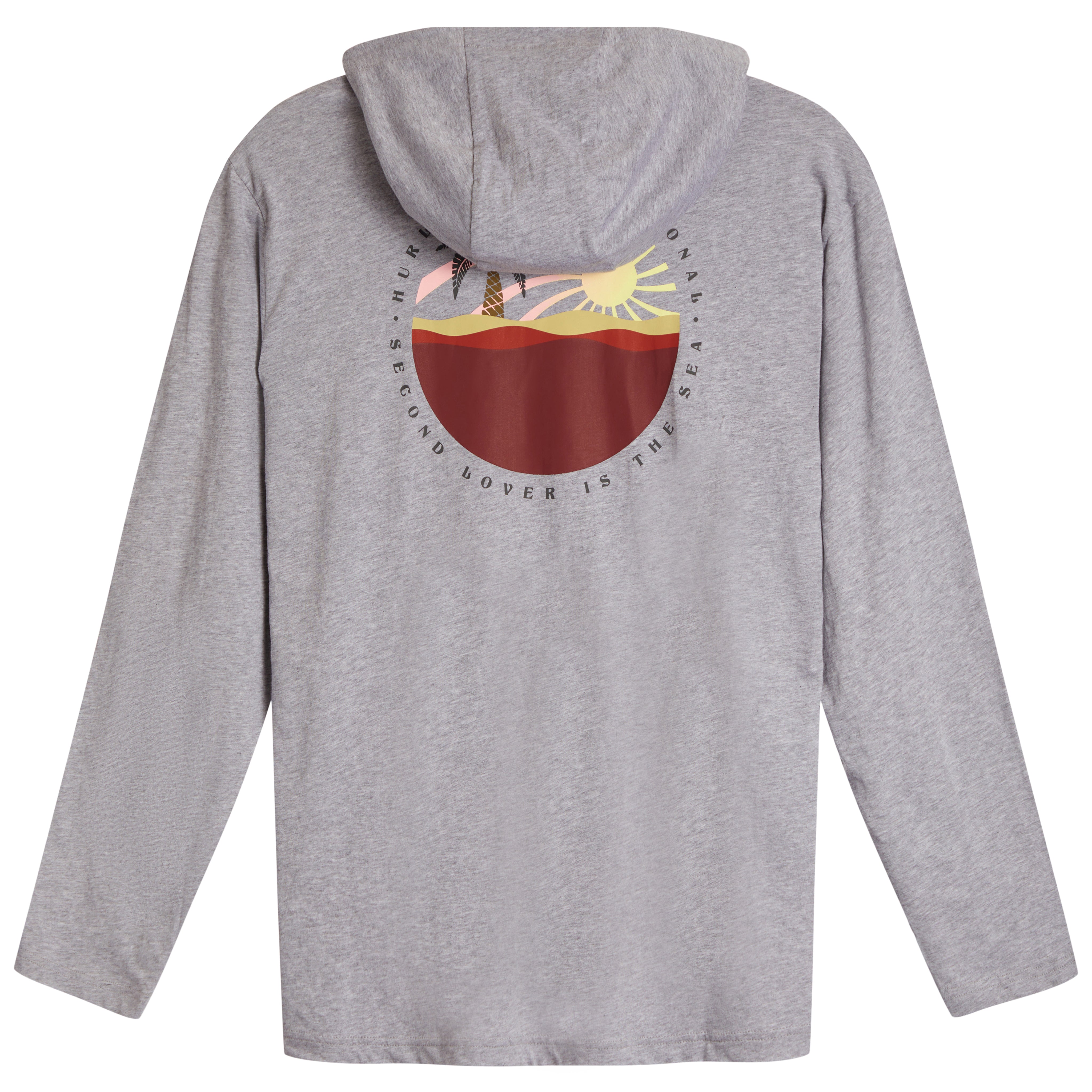 Everyday Palm Island Hooded Long Sleeve Tee - Denny's