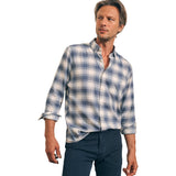 Navy & Cream Shadow All Time Plaid - Denny's