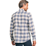 Navy & Cream Shadow All Time Plaid - Denny's