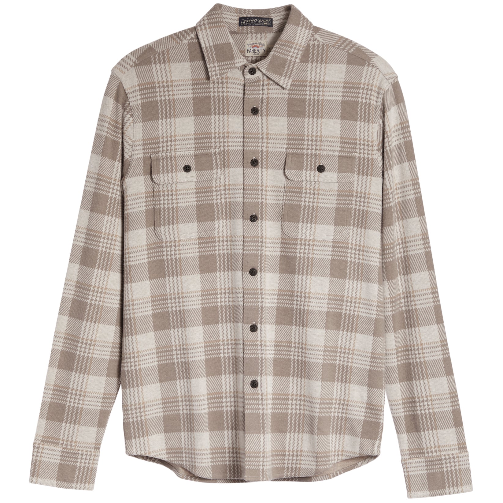 Legend Sweater Shirt Sandbar Plaid - Denny's