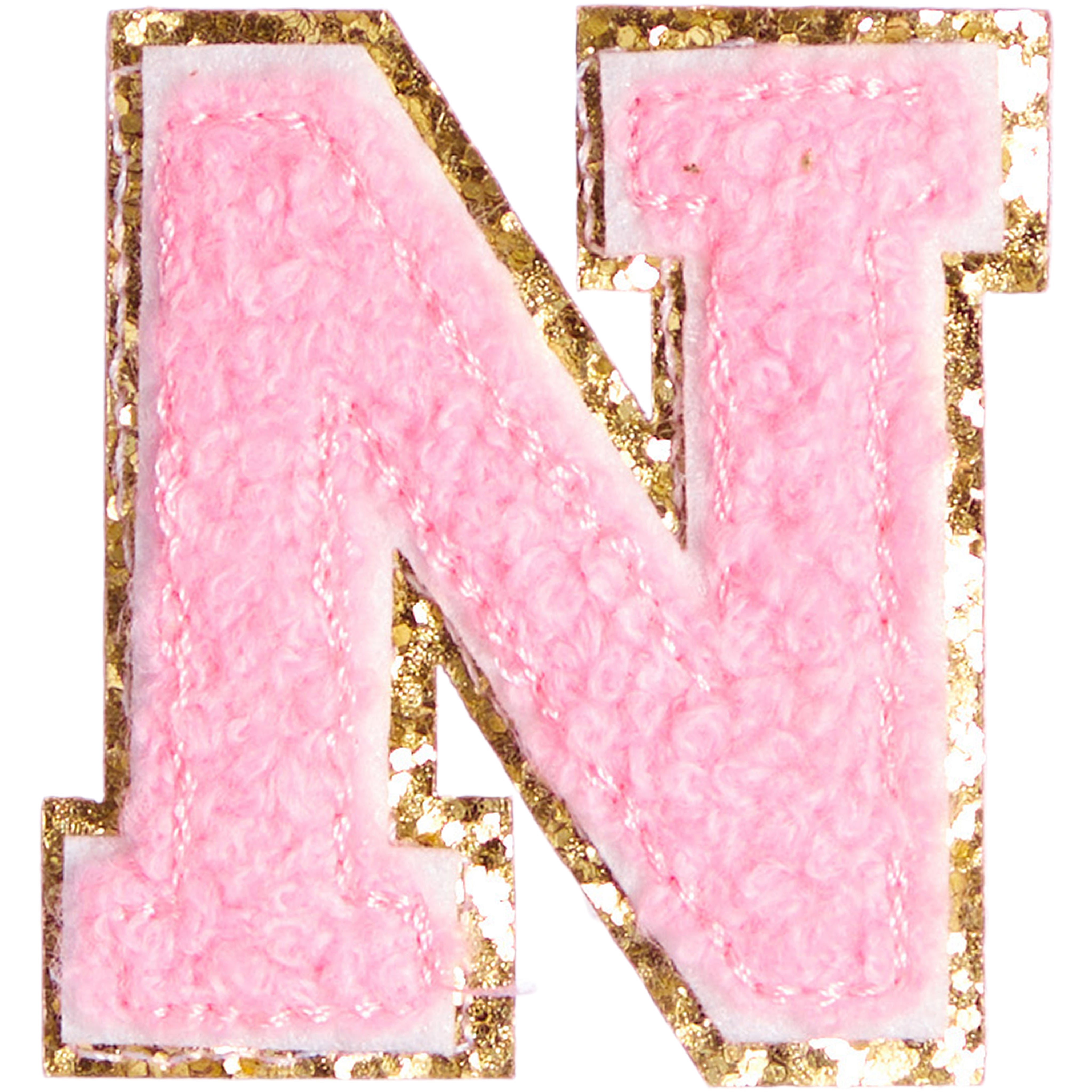 N Varsity Chenille Letter Sticker Patch - Denny's