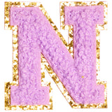 N Varsity Chenille Letter Sticker Patch - Denny's