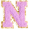 N Varsity Chenille Letter Sticker Patch - Denny's