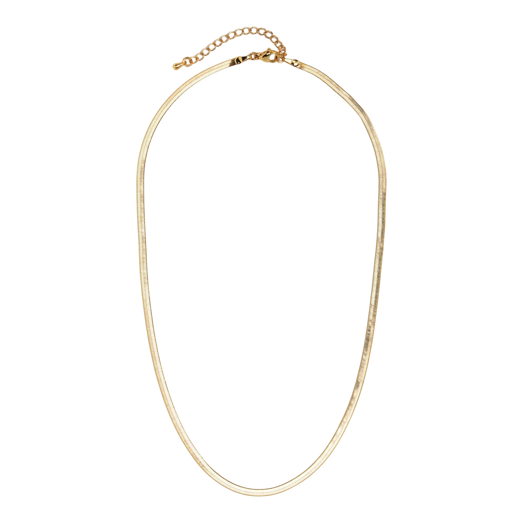 18" Herringbone Chain Necklace - Denny's