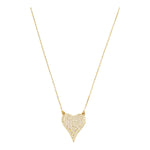 Pave Heart Necklace - Denny's