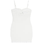 Nayla Guaze Keyhole Dress - Denny's
