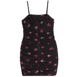 Mesh Floral Dress