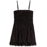 Mesh Dress With Rhinestones