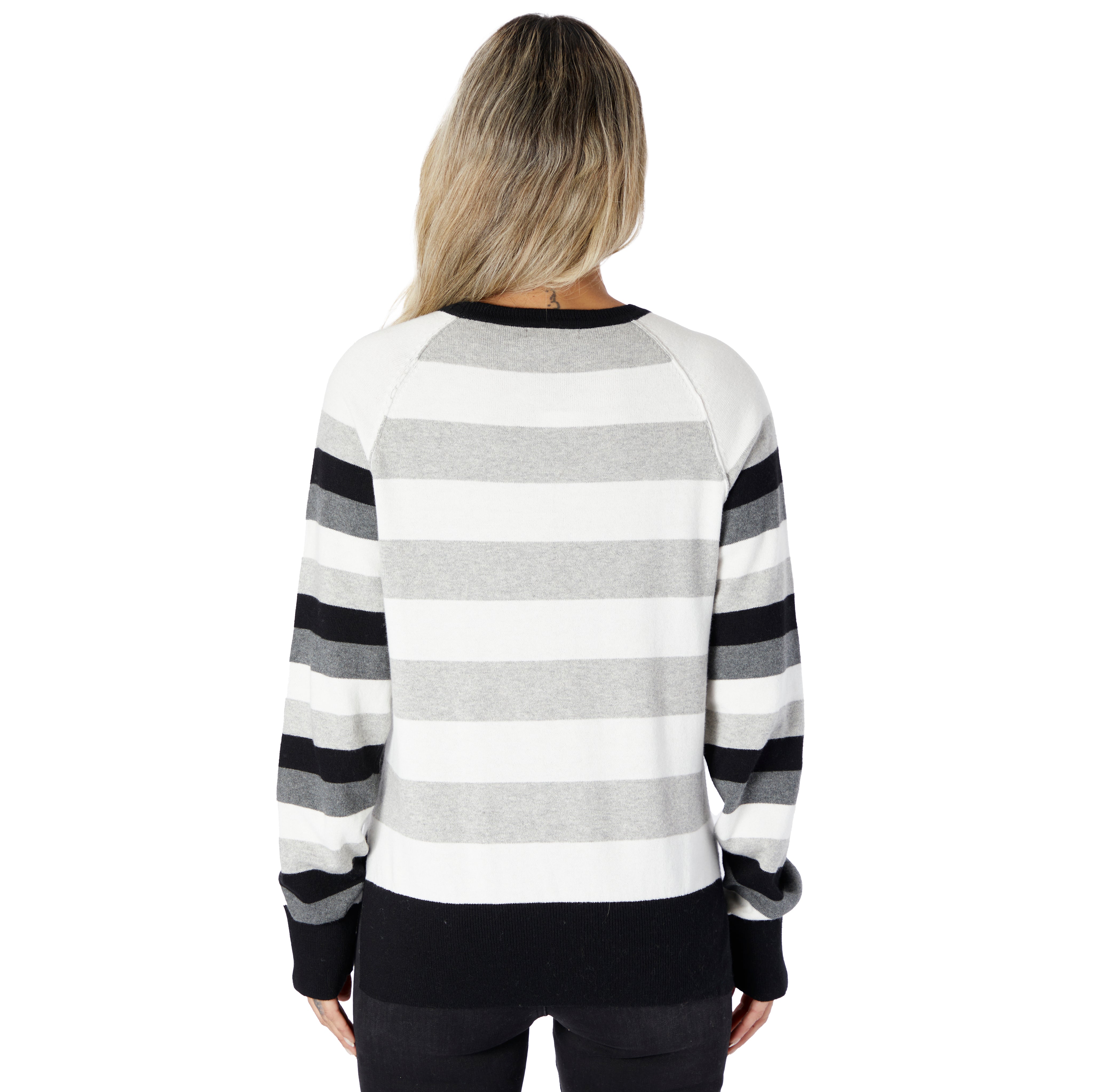 Multi Stripe Raglan Sweater - Denny's