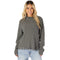 Ripped Hem Mock Neck Sweater - Denny's
