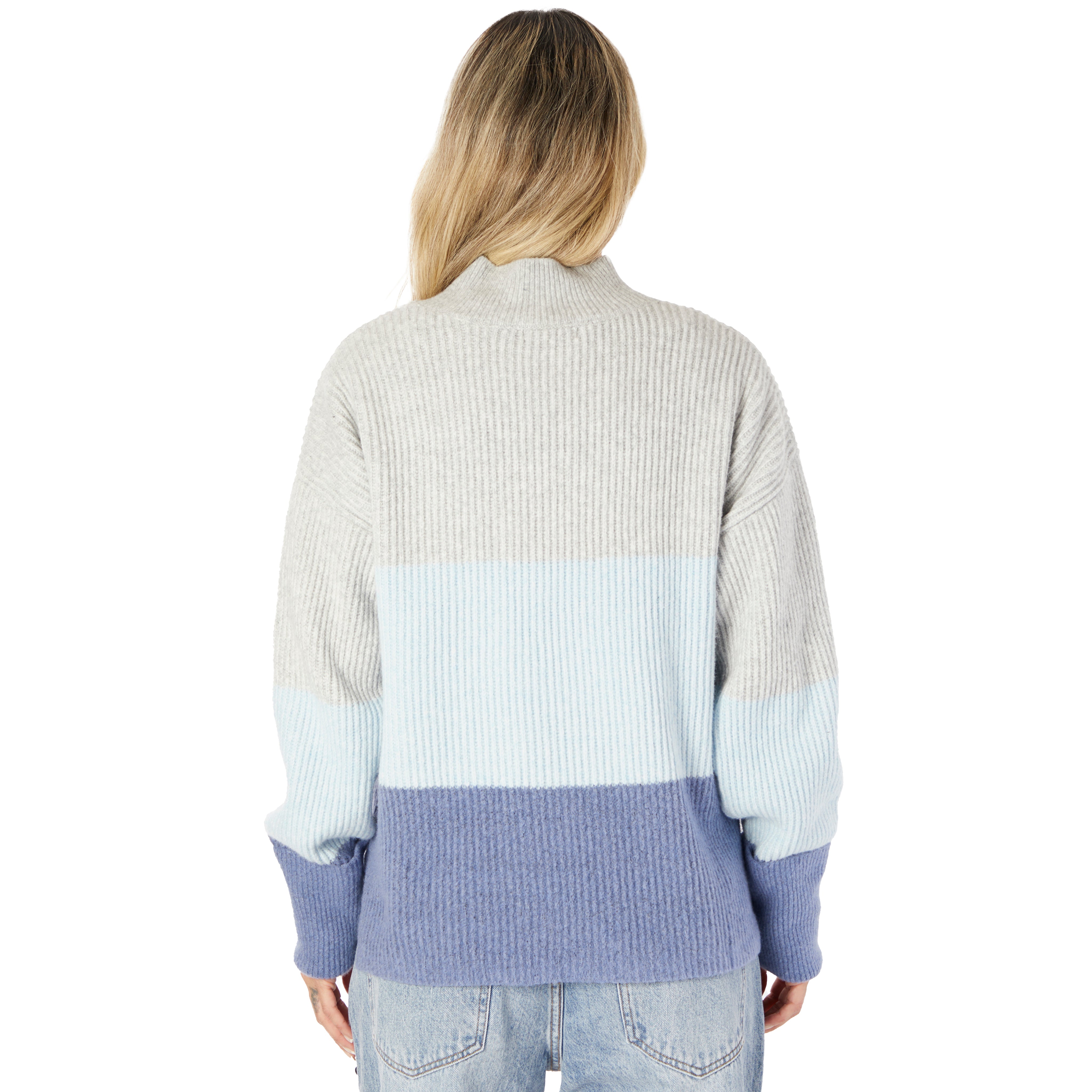 Colorblock Turtleneck Sweater - Denny's