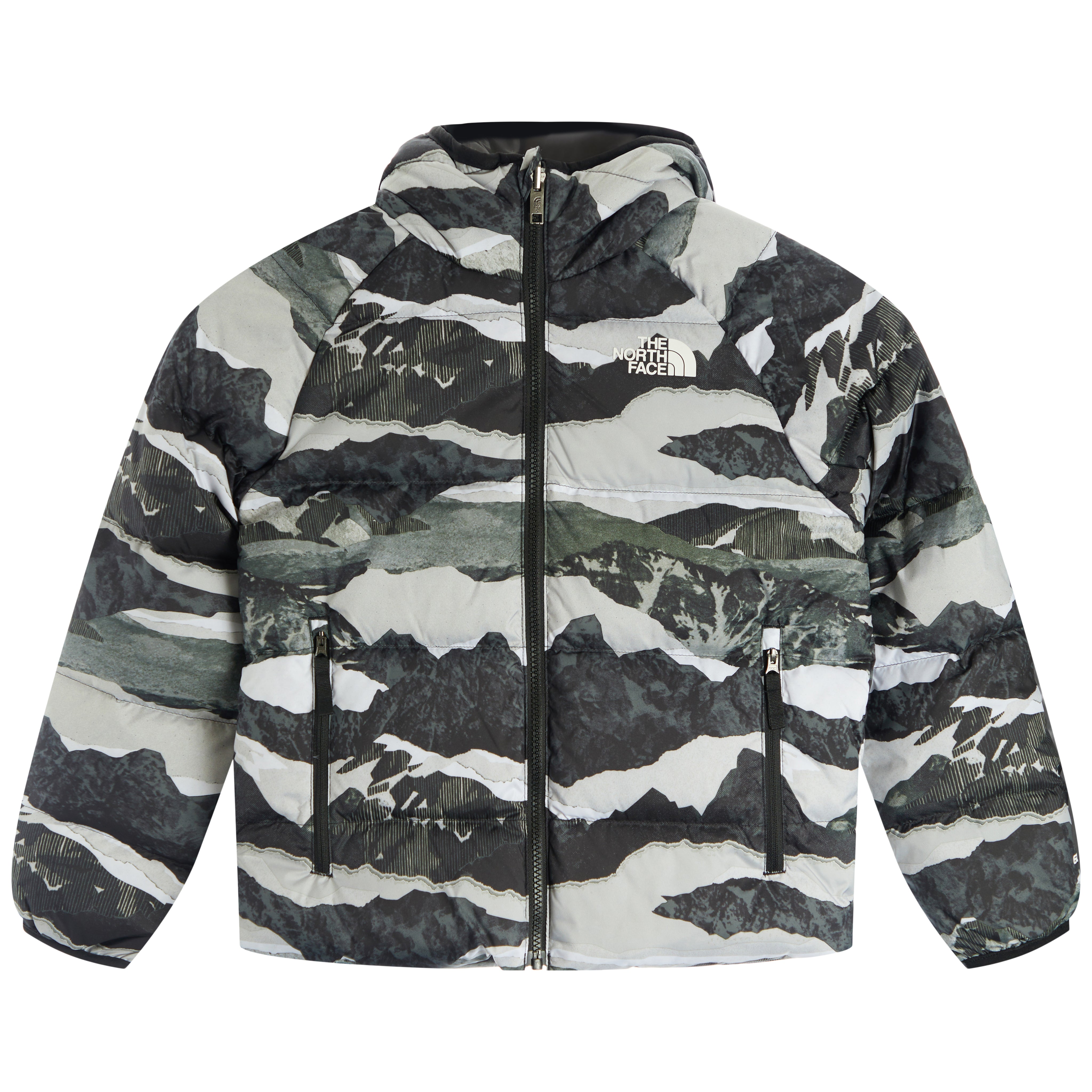 North Down Reversible Print Hooded Jkt - Denny's