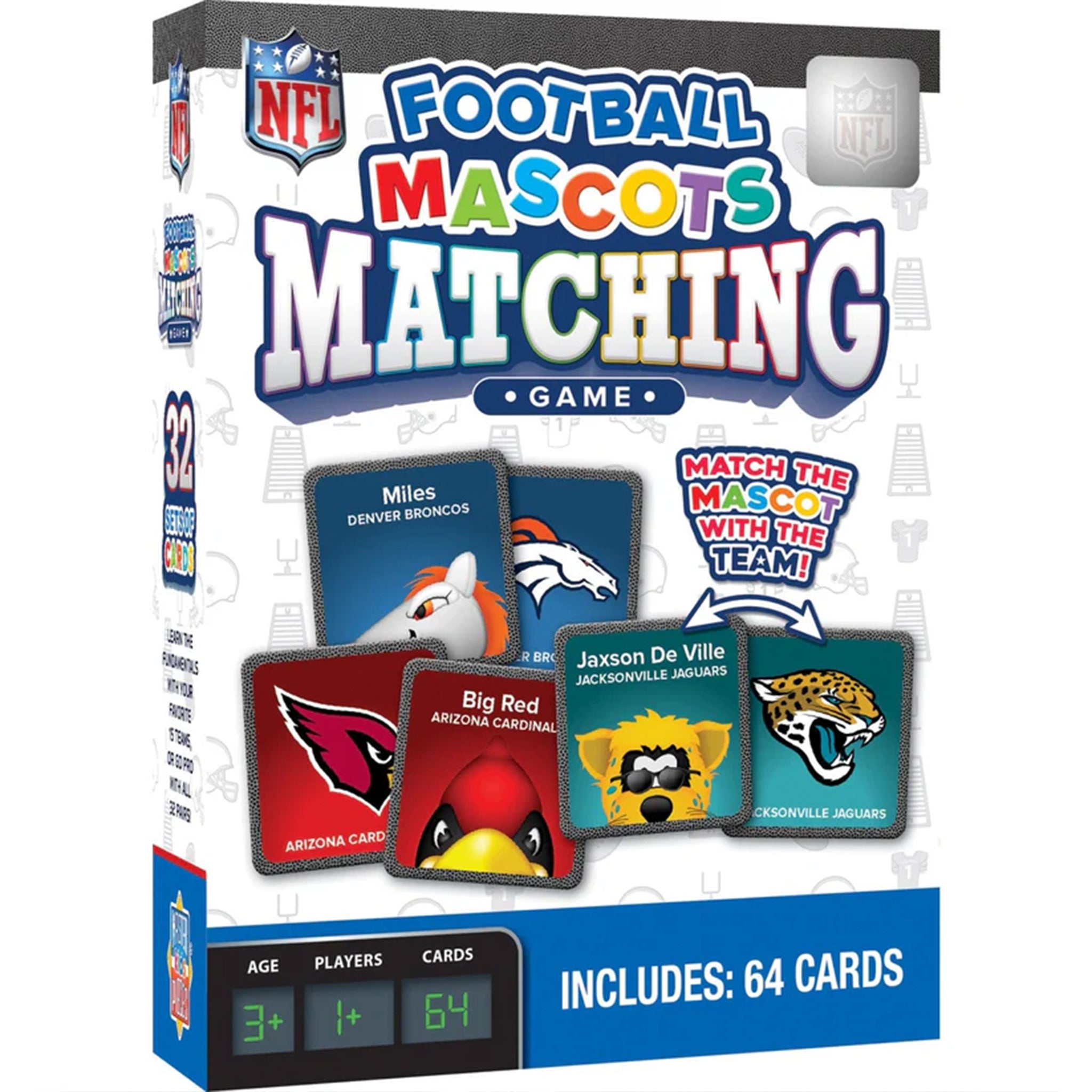 NFL Mascots Matching Game - Denny's