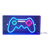Neon Gamer Wall Sign - Denny's