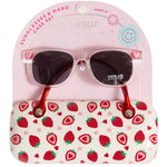 Strawberry Hearts Sunglasses & Case - Denny's
