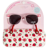 Strawberry Hearts Sunglasses & Case - Denny's
