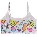 Smiley Icons Band Bra Cami - Denny's