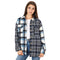 Plaid Blocking Causal Wool Shacket - Denny's
