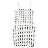 Noemi Mesh Polkadot Dress