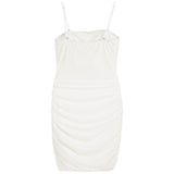 Noemi Solid Mesh Tube Dress