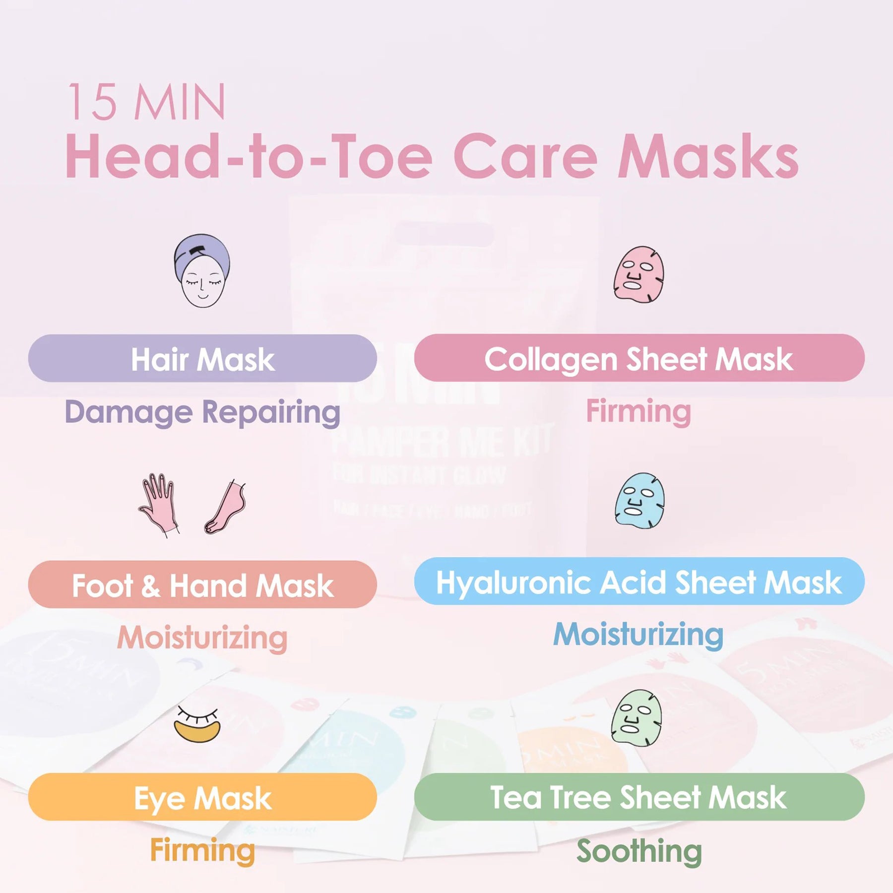 15 Minute Pamper Me Kit - 7 pack - Denny's