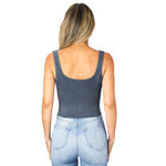 Vintage Chevron Crop Tank - Denny's