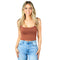 Vintage Chevron Crop Tank - Denny's